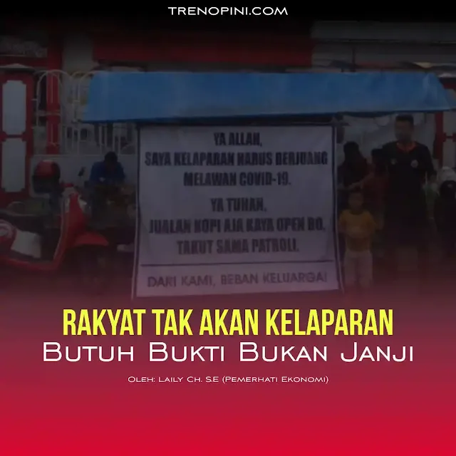 Persoalan kelaparan bukan sekedar akibat adanya pandemi wabah saja atau penerapan PPKM darurat. Namun persoalan kelaparan merupakan masalah yang selama ini belum mampu diselesaikan secara tuntas.