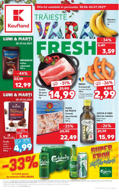 Kaufland Promotii + Catalog - Brosura 30.06 - 06.07 2021