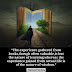 "The experience gathered from books,though often valuable,is but the nature is learning;whereas the experience gained from actual life is of the nature of wisdom."