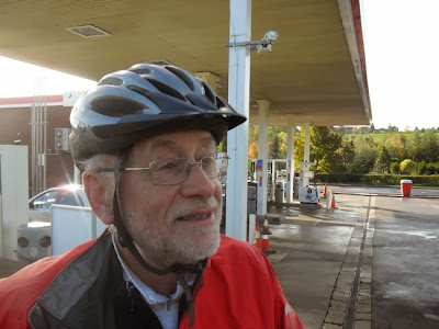 Richard at petrol station