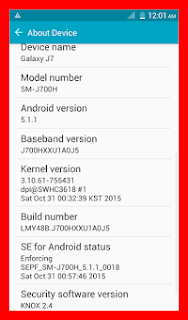 Clone Samsung SM-J700H About settings image