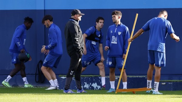 Málaga, este viernes entrenamiento y rueda de prensa de Mel