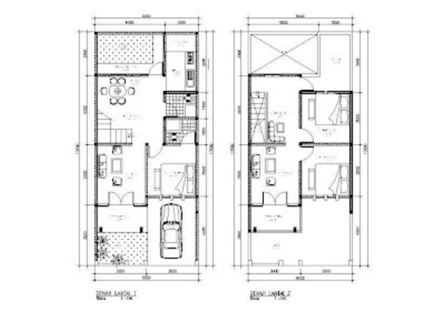  Model  Denah 3 Kamar Mandi 2 Lantai  Unik 