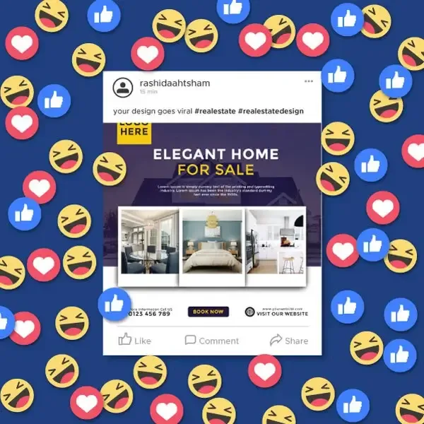 Facebook Post template For Real Estate