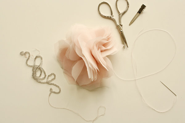 Tim Duncan Events Blog DIY Inspiration Chiffon Tulle Flowers