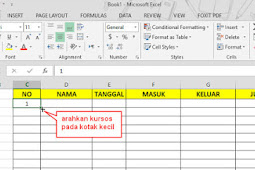 Cara Cepat Menciptakan Nomor Urut Otomatis Di Excel