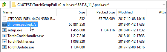 Open chrome.packed.7z