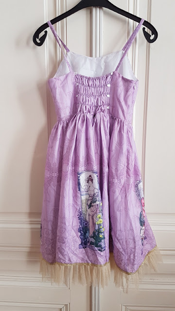 souffle song lolita fashion purple art nouveau jugendstil dress jsk auris lothol