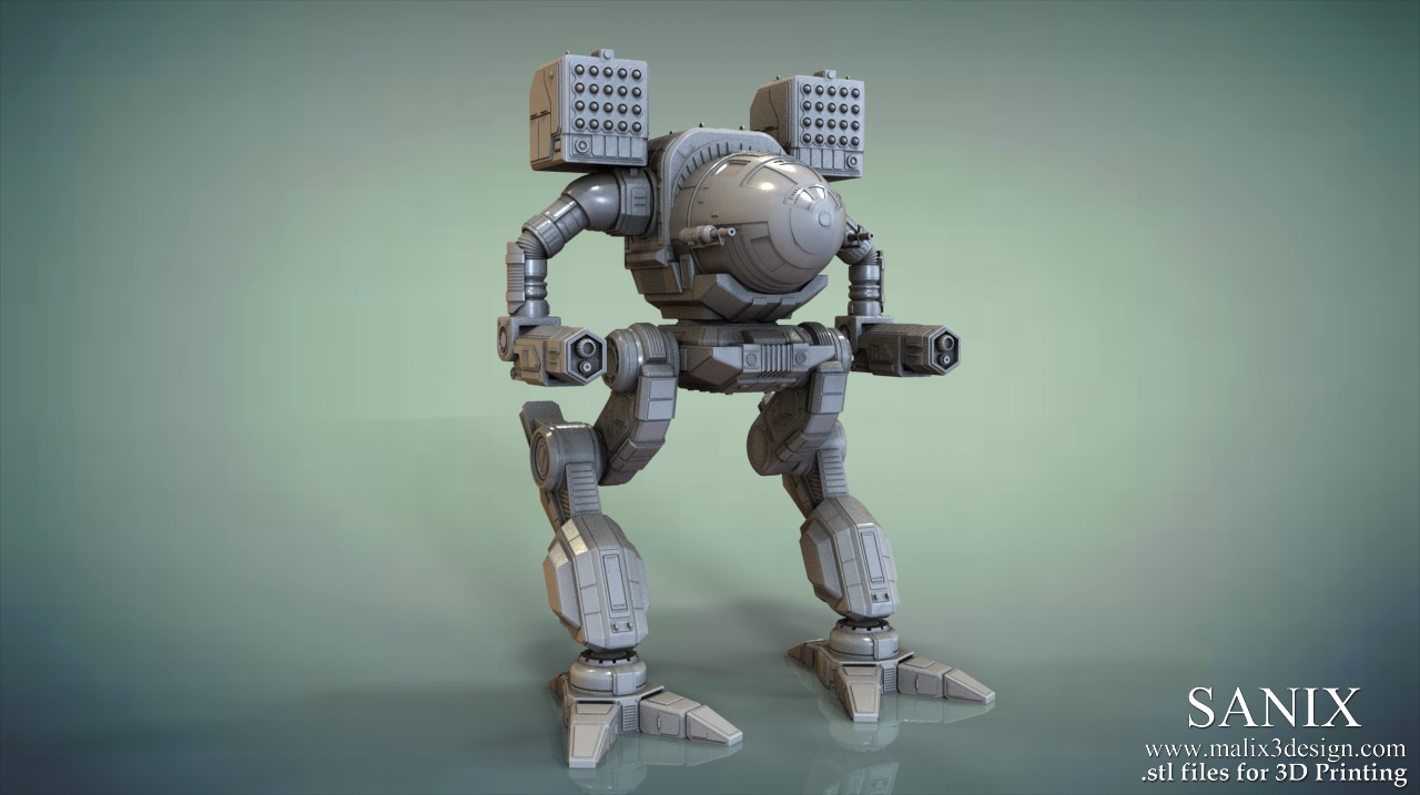 MADCAT Timber Wolf Battletech Classic 3D  Printable 