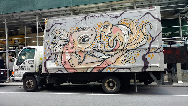 Мурали на вантажівках. Нью-Йорк. (Murals on trucks. NYC)