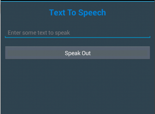 Convert Text to Speech in Android