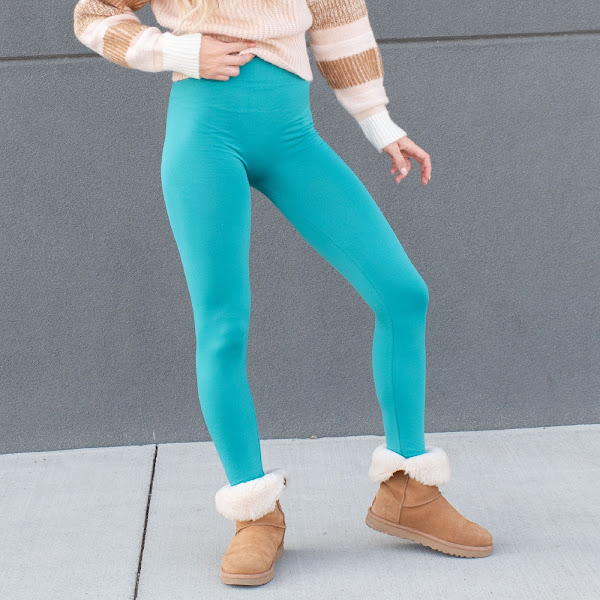 Image: Super Soft Fleece Lined Leggings