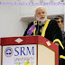BJP's Narendra Modi addressed college students at the convocation of SRM University at Dr TP Ganesan Auditorium in Kattankulathur, Chennai 