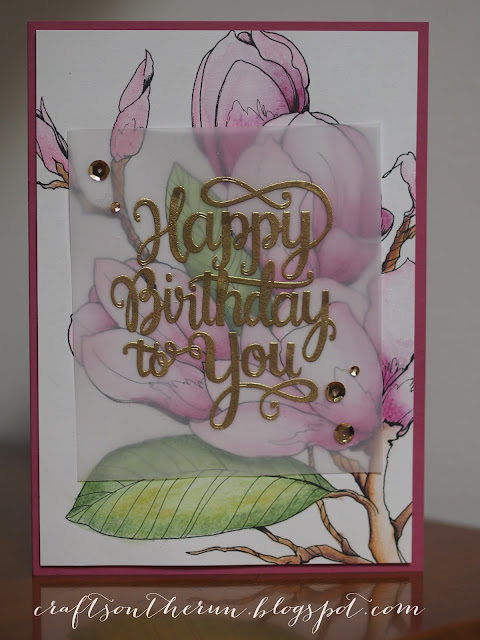 mama elephant, watercolor birthday card, 