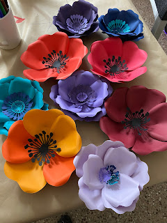 3D Paper flowers by Katie Cannon Designs