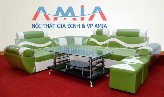 Hình ảnh cho mẫu sofa da giá rẻ tại Hà Nội được cung cấp bởi Nội thất AmiA
