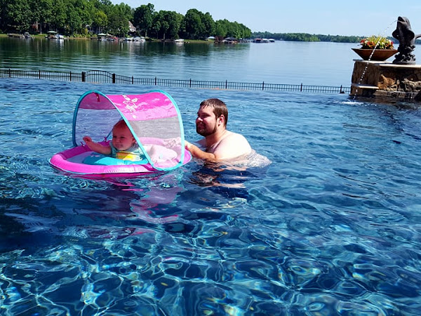 Little Ones Make a Safe Splash this Summer with the SwimWays Baby Spring Float with Sun Canopy