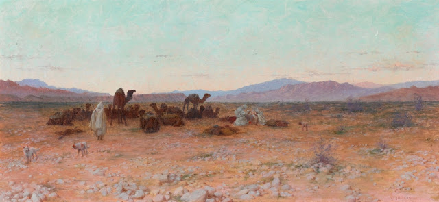 In the Desert by Charles James Theriat
