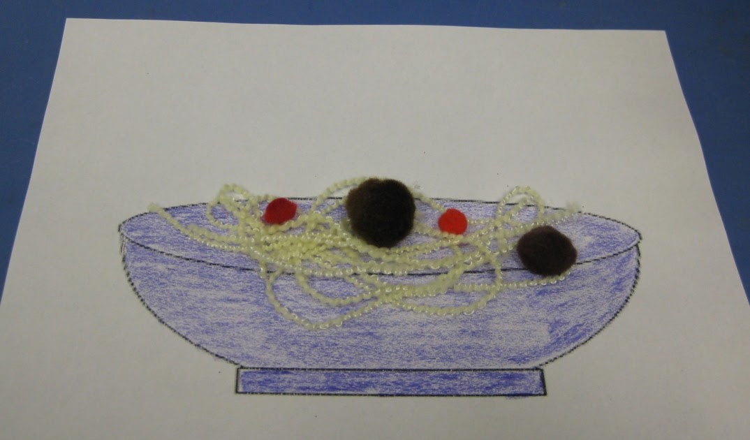 Preschool Storytime Crafts: Spaghetti