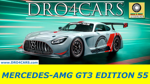 Mercedes-AMG GT3 Edition 55, DRO4CARS YouTube Thumbnail.