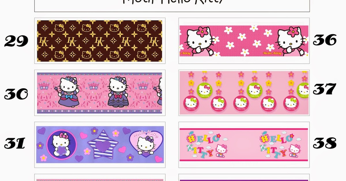 Wallpaper Tembok Gambar Hello Kitty Kampung Wallpaper