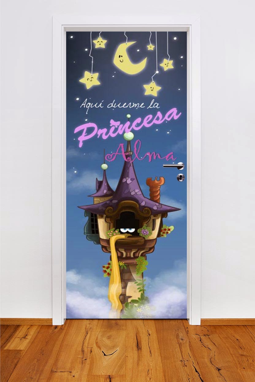 puerta-infantil-princesa-encerrada