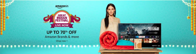 Amazon_India Great Festival Sale | Getupto 70%OFF on Amazon Brands & More