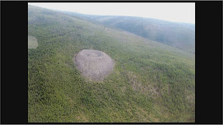 Cráter Patomskiy, Siberia Rusia, causado por posible impacto Ovni