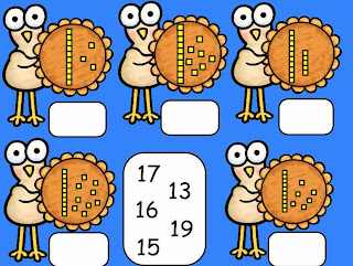 http://www.teacherspayteachers.com/Product/Teen-Number-Turkeys-1554194