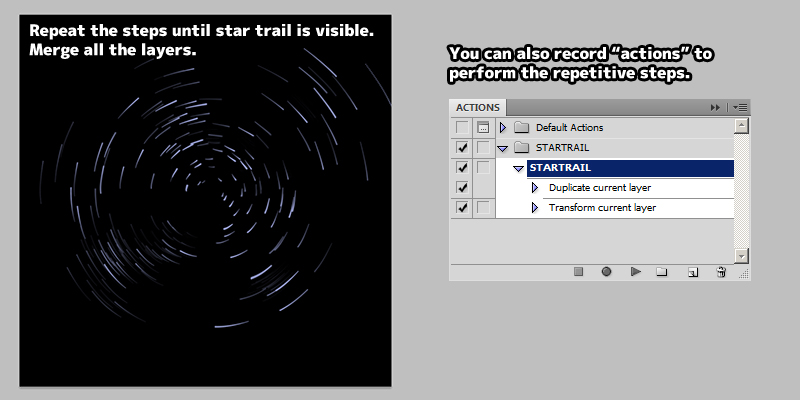 star trail