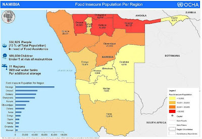 CIENTOS DE MILES DE AFECTADOS POR SEQUIA EXTREMA EN NAMIBIA