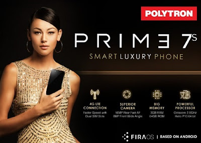 Harga Smartphone 4G LTE Polytron Prime 7S Terbaru