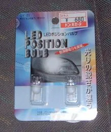 ローバーミニクーパーのLEDポジションランプ