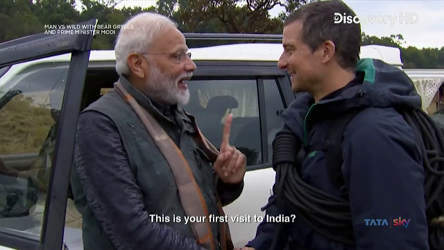 Man vs. Wild with Bear Grylls And P.M Narendra Modi In Hindi Full Episode 720p HDTV Free Download