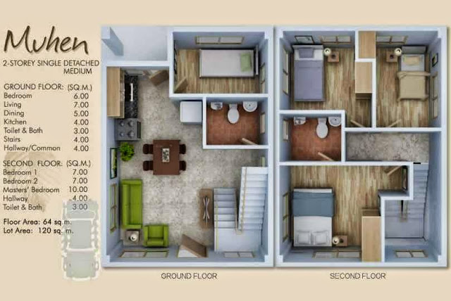 Mactan Ajoya Subdivision - Muhen, Aboitizland, Muhen Floor Plan
