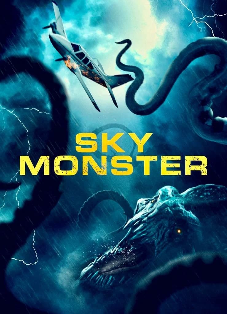 Постер фантастического хоррора Sky Monster («Небесный монстр») - 02