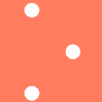 polka dot orange