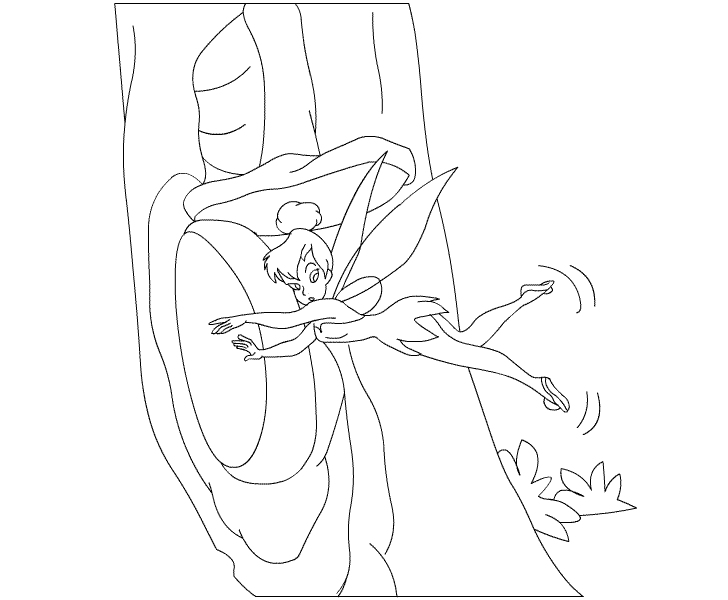 tinkerbell coloring pages