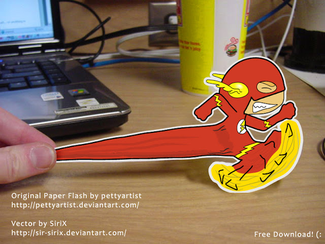 Flash Paper Sticker