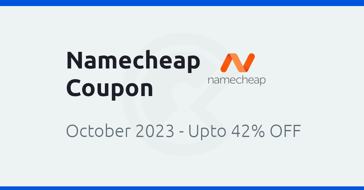 Promo Codes and Coupons - Exclusive offers and discounts - Namecheap