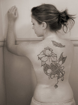 Tattoo Art Flower Design