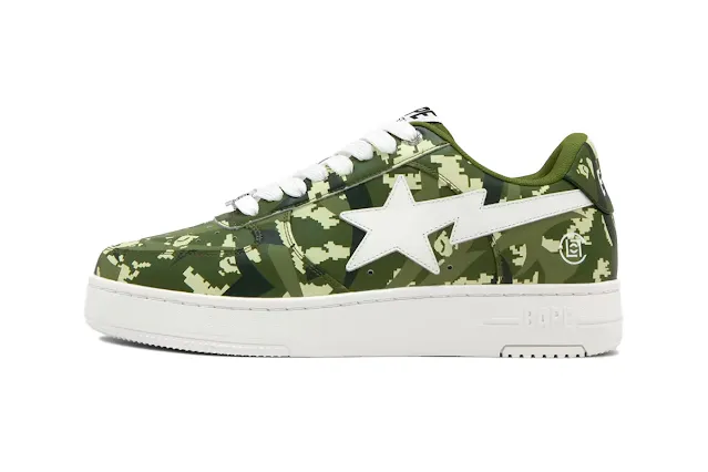 CLOT and BAPE Are Back With Bold “Dual-Camo” BAPESTA Sneakers