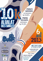 Cartel 10k Albalat dels Sorells 2013