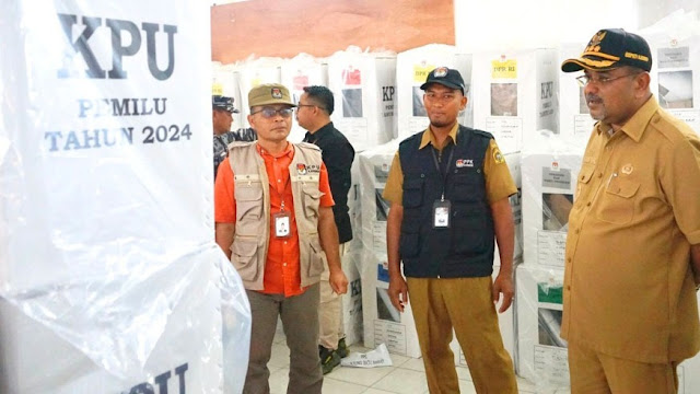 KPU Telah Mendistribusikan Logistik Pemilu 2024, Bupati Karimun Ajak Masyarakat Gunakan Hak Pilihnya