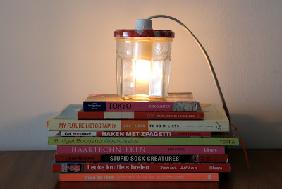 Bonne maman jam potje lamp - jam jar lamp DIY