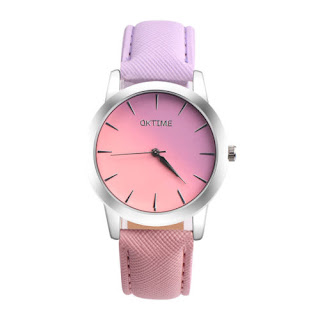 reloj-de-mujer-estilo-arcoiris-correas-a-dos-colores-fondo-rosado