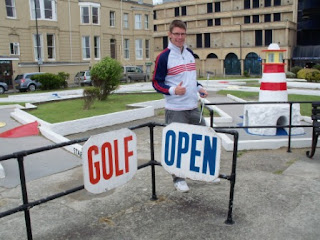 Fella's Crazy Golf course near the pier in Weston-super-Mare