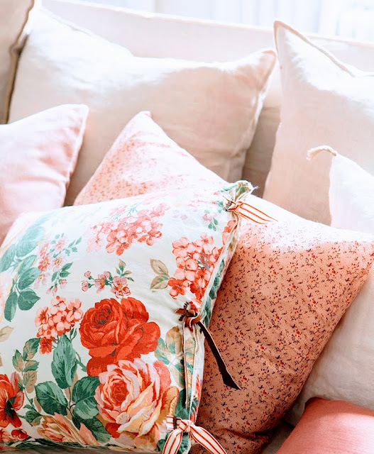 beautiful pillow floral