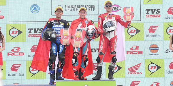 Pebalap Astra Honda Kibarkan Merah Putih di ARRC China dengan Kekuatan CBR250RR