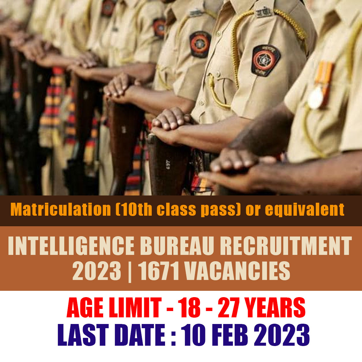 Intelligence Bureau IB Recruitment 2023 | 1671 Vacancies | Apply Online